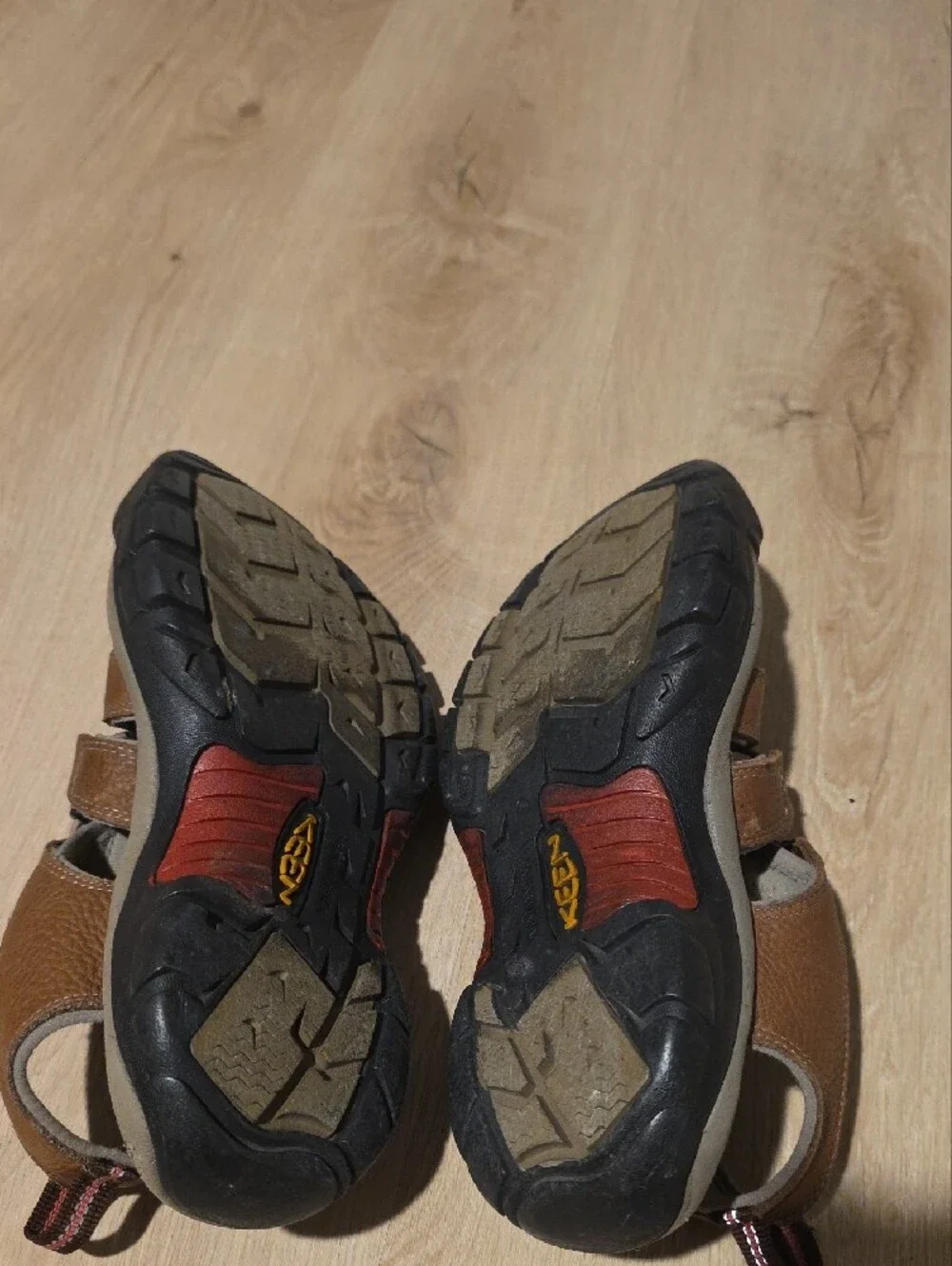 KEEN Newport Waterproof Leather Hiking Sandals Brown